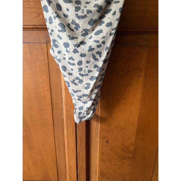 Abercrombie & Fitch Women's Leopard Print One Piece Bodysuit Cream Black Size XS - Picture 5 of 12